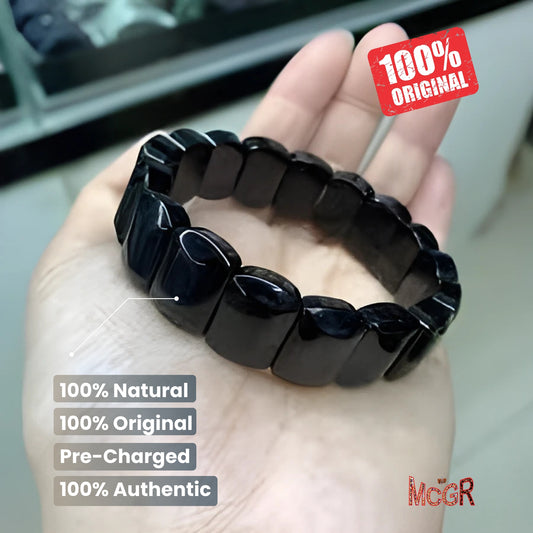 MCGR Black Tourmaline Bracelet for Men and Women