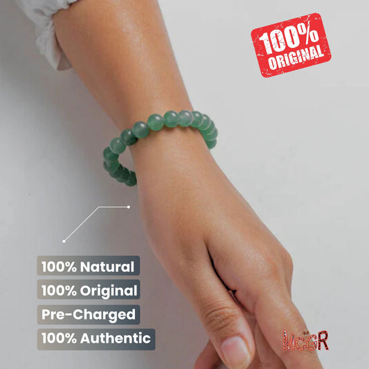MCGR Green Aventurine Unisex Bracelet for Women and Men