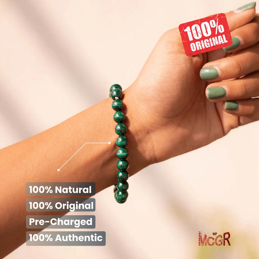 MCGR Malachite Bracelet Unisex for Men and Women
