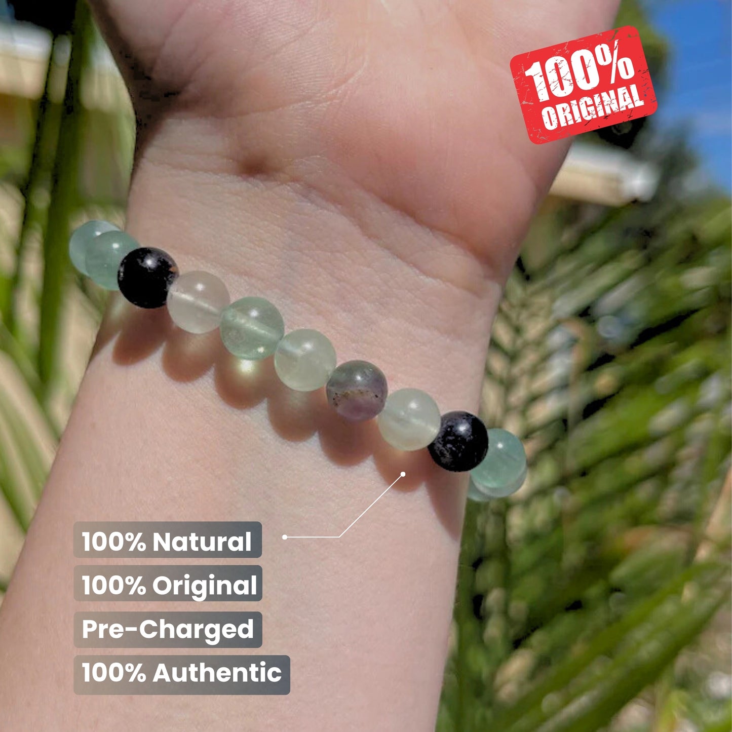 MCGR Multi Fluorite Bracelet for Man and Woman