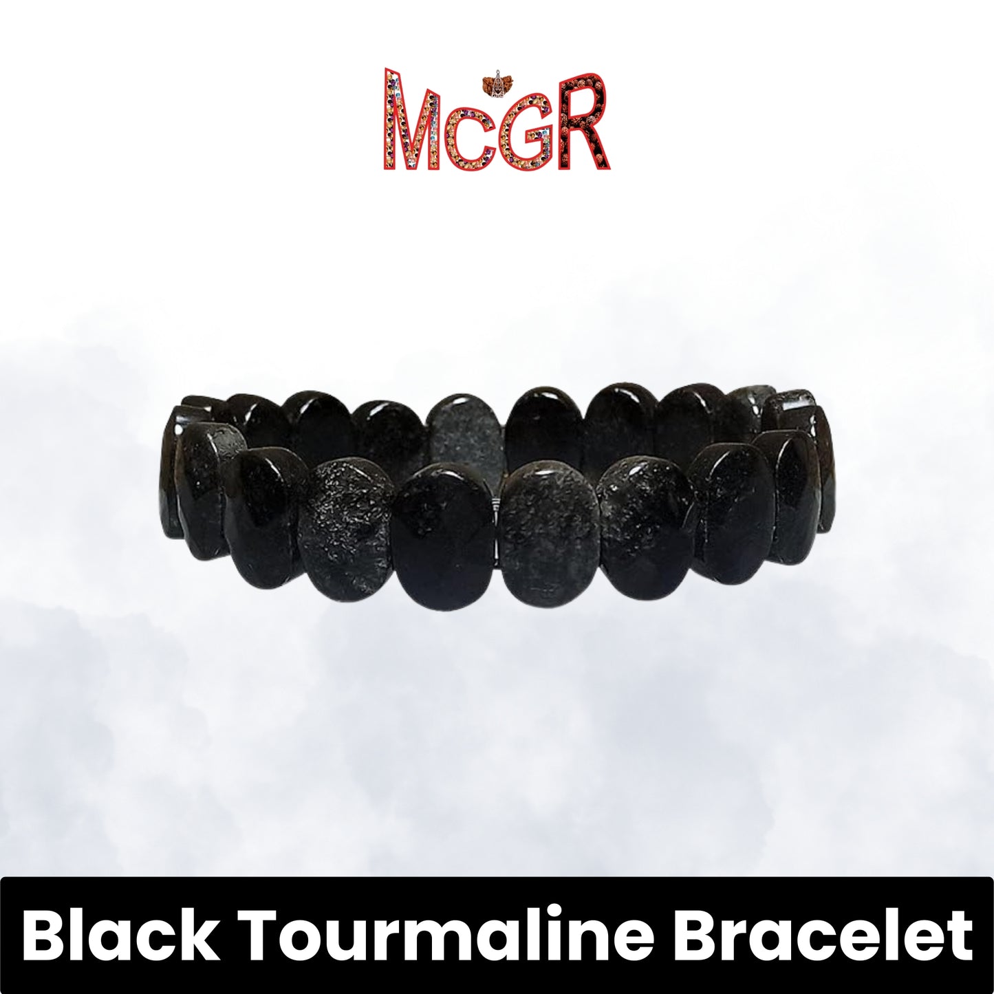 MCGR Black Tourmaline Bracelet for Men and Women