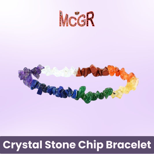 MCGR Natural 7 Chakra Bracelet Crystal for Women and Men