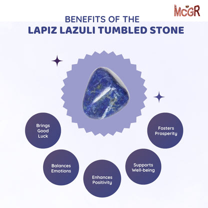 MCGR Lapiz Lazuli Tumbled Stone Reiki Healing Crystals