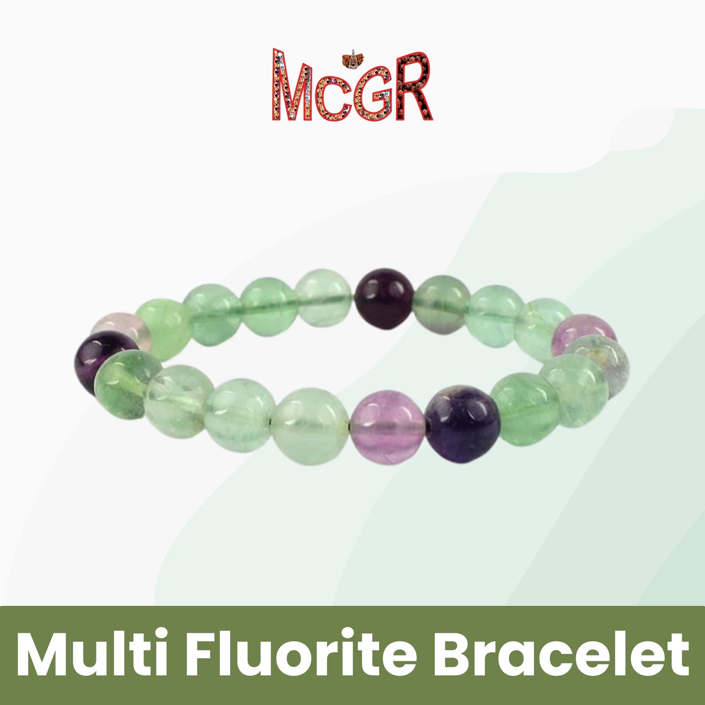 MCGR Multi Fluorite Bracelet for Man and Woman