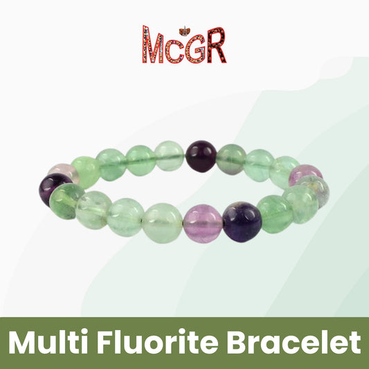 MCGR Multi Fluorite Bracelet for Man and Woman