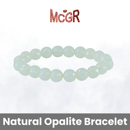 MCGR Natural Opalite Unisex Bracelet for Men and Women
