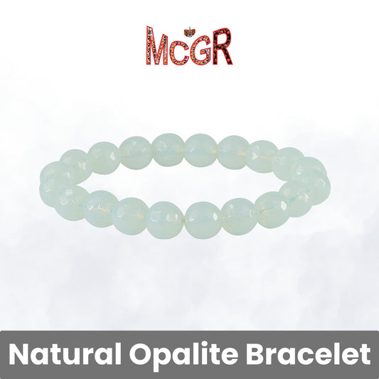 MCGR Natural Opalite Unisex Bracelet for Men and Women