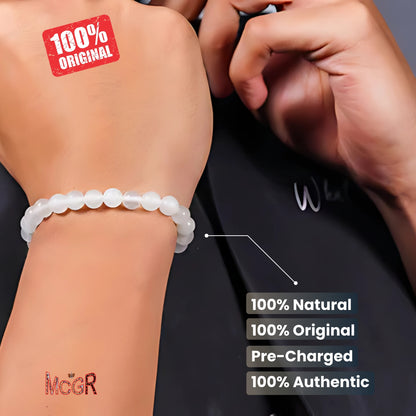 MCGR Natural Opalite Unisex Bracelet for Men and Women