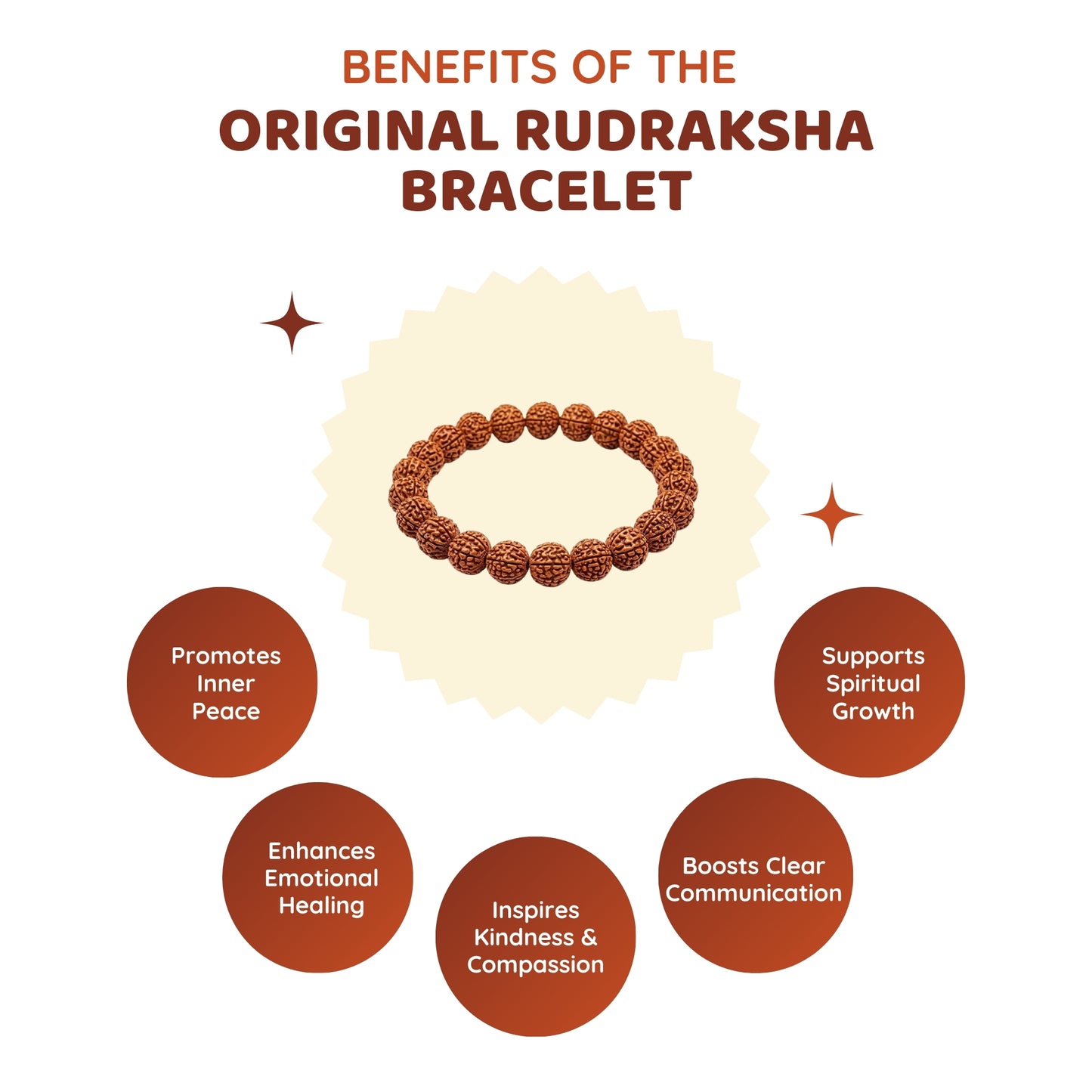 MCGR Original Rudraksha Bracelet Unisex for Men and Women