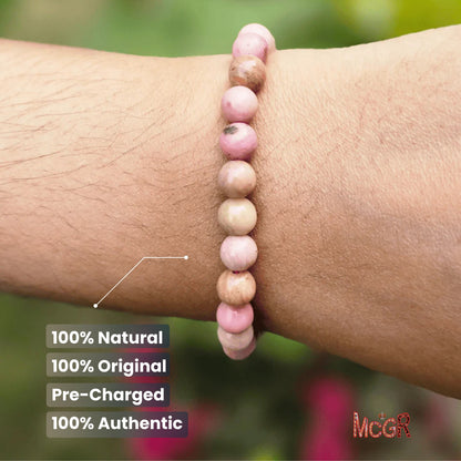 MCGR Rhodochrosite Bracelets for Healing for Men and Women