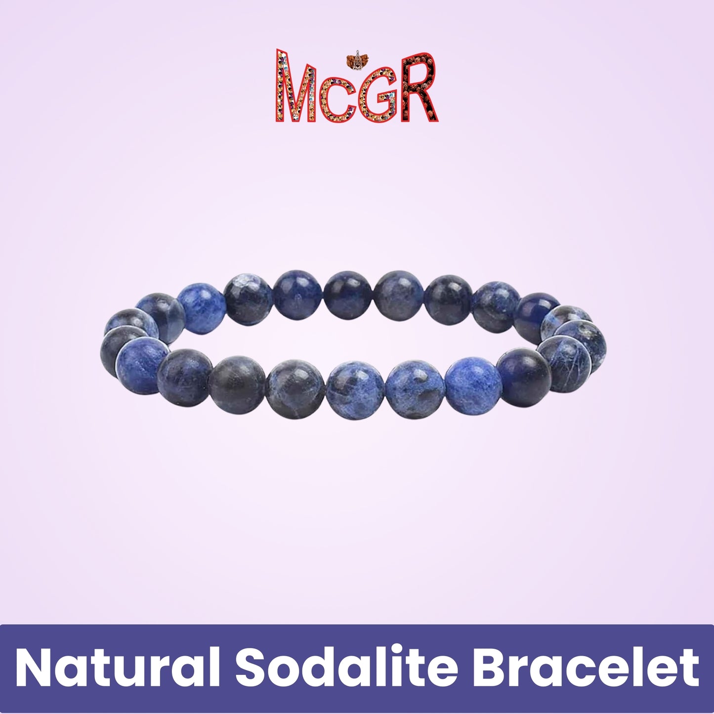 MCGR Sodalite Bracelet For Unisex for Men and Women