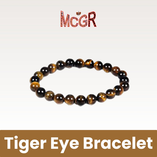 MCGR Tiger Eye Unisex Bracelet for Men and Women